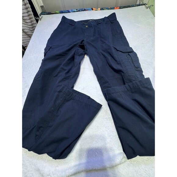 5.11 TACTICAL RIDGE Pants Mens 38x36 Dark NAVY Straight Cargo Flex Tac Stretch